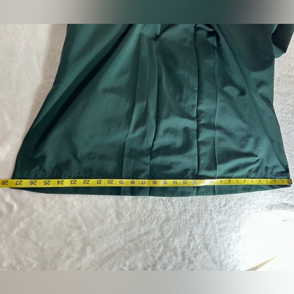 LOFT Dark Green Hooded Jacket with Gold Accents - Picture 12 of 12